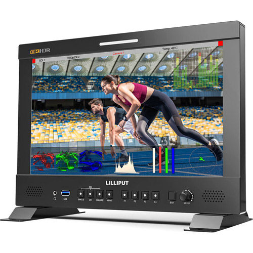 Q13-8K 13.3" 8K 12G-SDI Studio / Broadcast Monitor (Gold Mount)