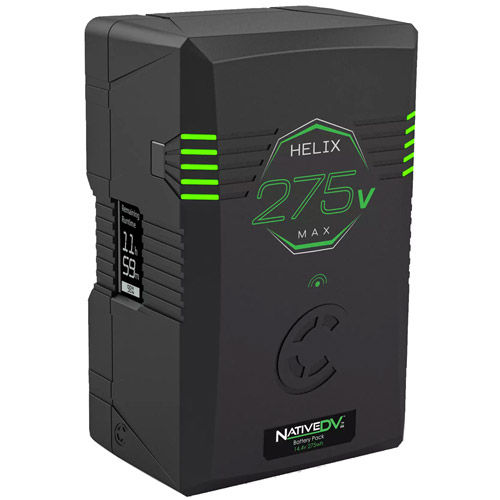 Helix Max 275 Lithium-Ion Dual-Voltage Battery (275Wh, V-Mount)