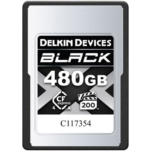 480GB BLACK CFexpress Type A Memory Card (1830MB/s read & 1710MB/s write speeds)