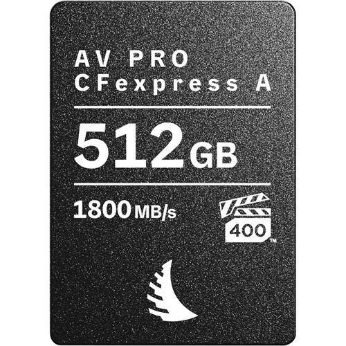 AV PRO 512GB CFexpress 4.0 Type A Card, 1800MB/s read & 1650MB/s write speeds