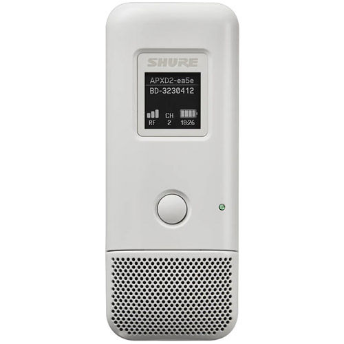 MXW6X/O Wireless Boundary Transmitter with Integrated Omnidirectional Mic (White, 1.9 GHz)