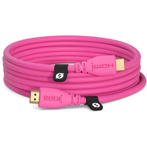HDMI 2.0 Cable (9.8', Pink)