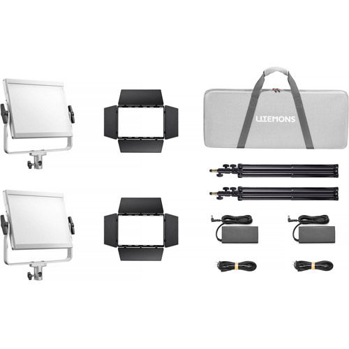 Litemons LP400R RGB LED Light Panel (2-Light Kit)