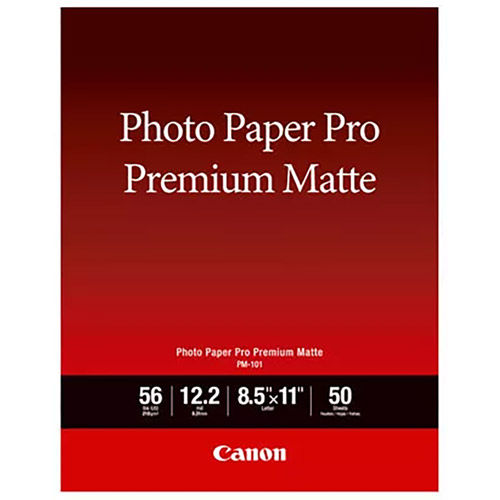 PM-101 Photo Paper Pro Premium Matte 8.5 x11" (210 gsm, 50 Sheets)