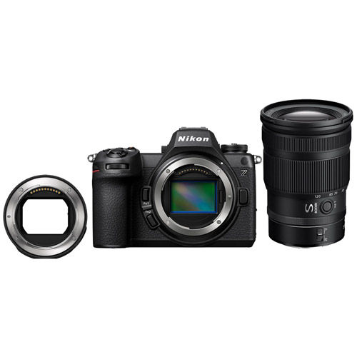 Z6IlI Mirrorless Body w/NIKKOR Z 24-120mm f/4.0 S Lens and NIKKOR FTZ ll Mount Adapter