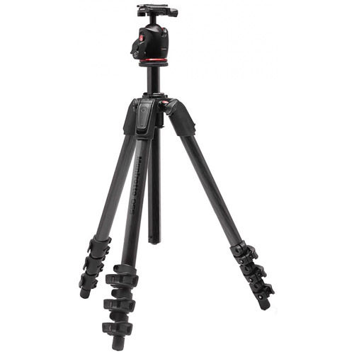 055CXPRO4 CF Tripod 4-Section w/ XPRO Ball Head AS
