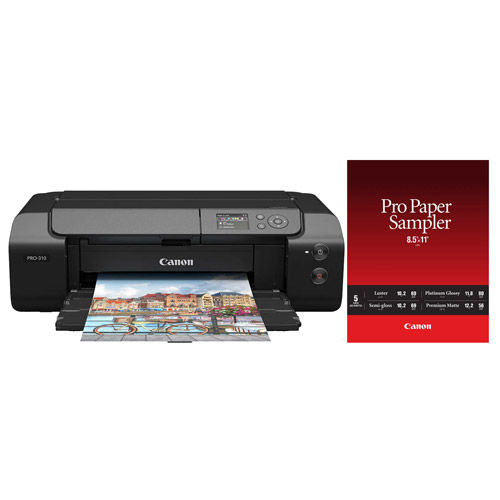 imagePROGRAF PRO-310 Professional 13" Wireless Inkjet Photo Printer w/ 8.5"x11" Pro Photo Paper