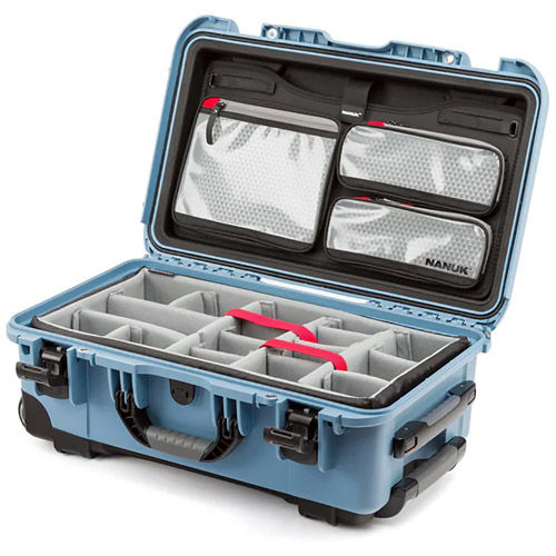 935 Wheeled Waterproof Hard Case and Pro Photo Kit (28.5L, Limited Edition Cyan Blue)