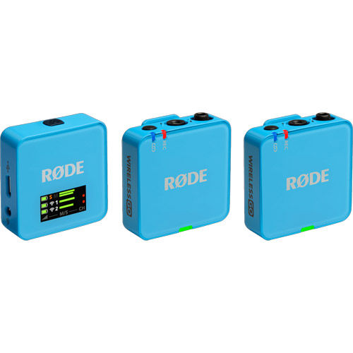Wireless GO III (Gen 3) 2-Person Compact Digital Wireless Microphone System/Recorder 2.4 GHz, Blue