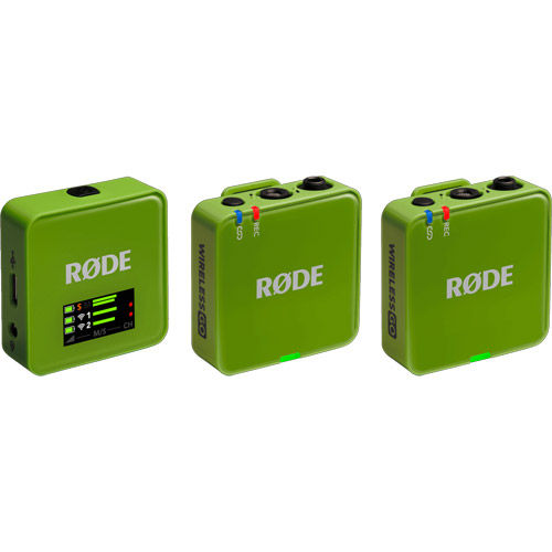 Wireless GO III (Gen 3) 2-Person Compact Digital Wireless Microphone System/Recorder 2.4 GHz, Green