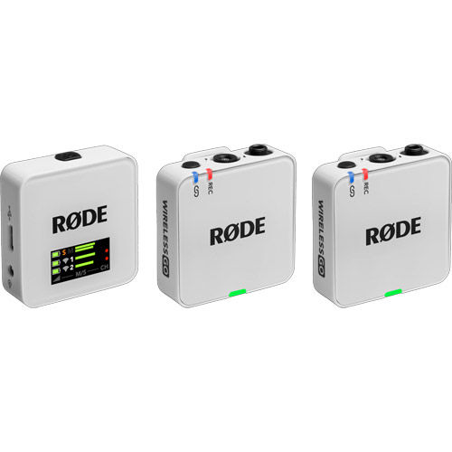 Wireless GO III (Gen 3) 2-Person Compact Digital Wireless Microphone System/Recorder 2.4 GHz, White