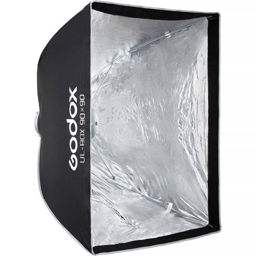 90x90cm Umbrella-Style Softbox Bowens Mt w/Grid