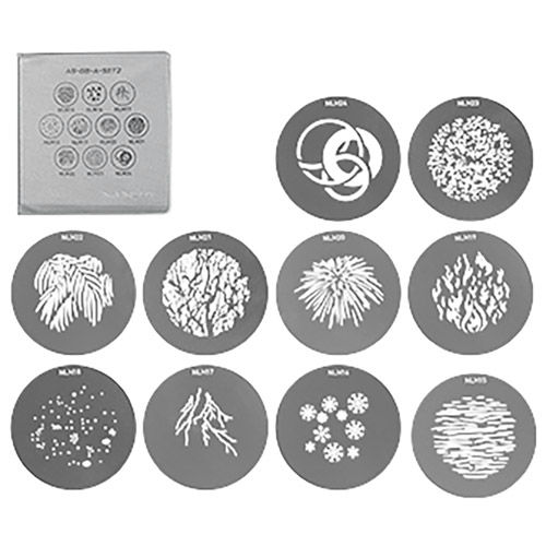 NL Mount Projection Attachment Gobo Set 2 (10-Pack)