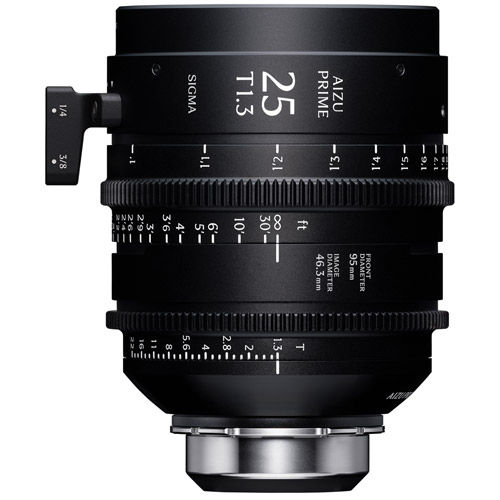 25mm T1.3 LF FL F/AP5 (Feet) Aizu Prime Cine Lens for PL Mount w/ eXtended Data