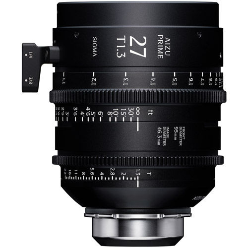27mm T1.3 LF FL F/AP5 (Feet) Aizu Prime Cine Lens for PL Mount w/ eXtended Data