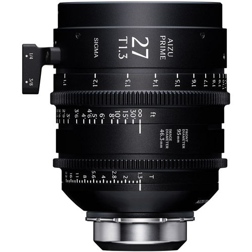 27mm T1.3 LF FL F/VE (Feet) Aizu Prime Cine Lens for E Mount w/eXtended Data