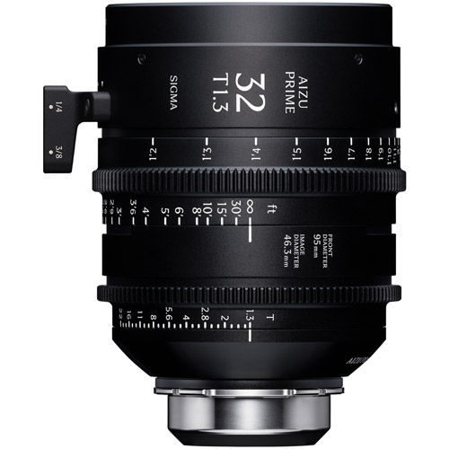 32mm T1.3 LF FL F/AP5 (Feet) Aizu Prime Cine Lens for PL Mount w/ eXtended Data