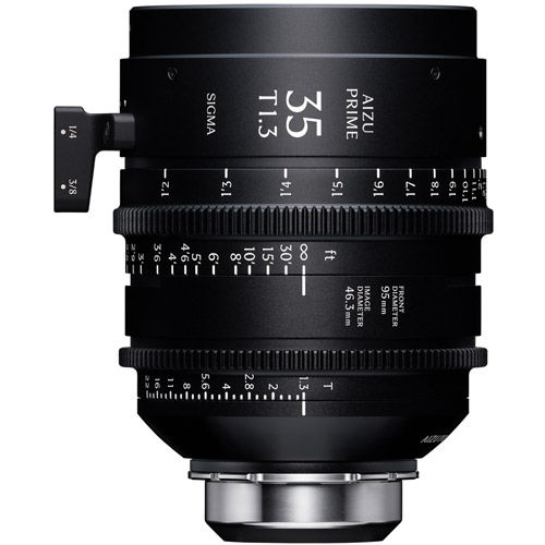 35mm T1.3 LF FL F/AP5 (Feet) Aizu Prime Cine Lens for PL Mount w/ eXtended Data