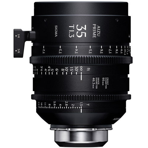 35mm T1.3 LF FL F/VE (Feet) Aizu Prime Cine Lens for E Mount w/eXtended Data