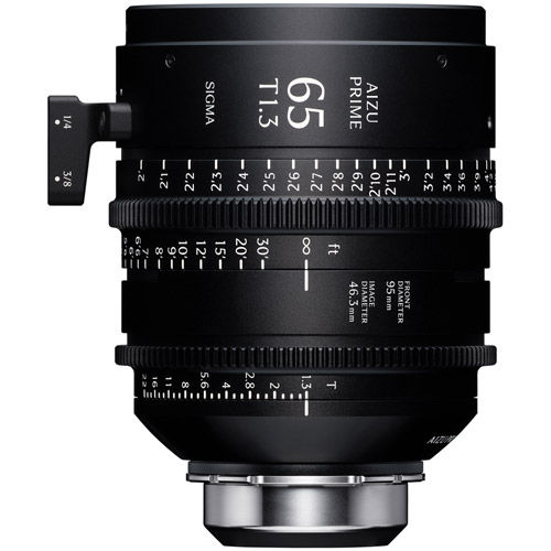 65mm T1.3 LF FL F/AP5 (Feet) Aizu Prime Cine Lens for PL Mount w/ eXtended Data