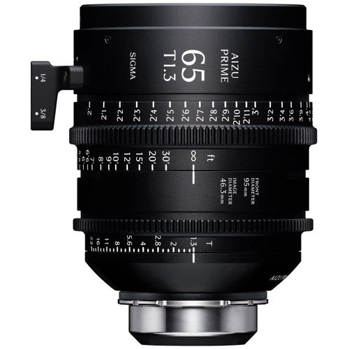 65mm T1.3 LF FL F/VE (Feet) Aizu Prime Cine Lens for E Mount w/eXtended Data