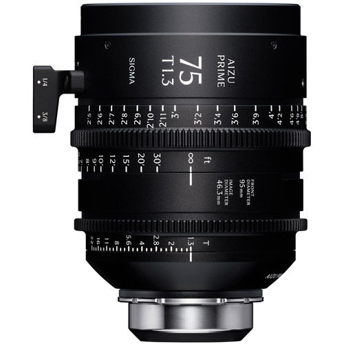 75mm T1.3 LF FL F/VE (Feet) Aizu Prime Cine Lens for E Mount w/eXtended Data