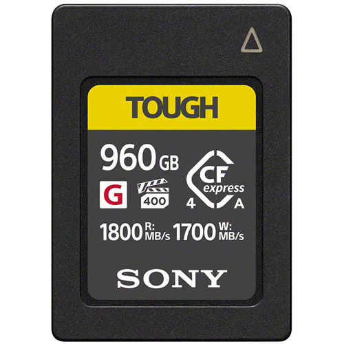 TOUGH-G 960GB CFexpress Type A Card, 1800MB/s read & 1700MB/s write speeds