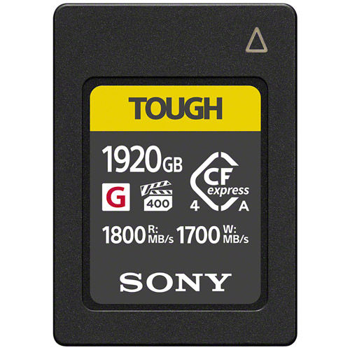 TOUGH-G 1920GB CFexpress Type A Card, 1800MB/s & 1700MB/s write speeds