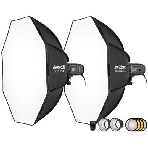 FJ400-SE 2-Light Studio Strobe Kit with FJ-X3 M Universal Wireless Trigger