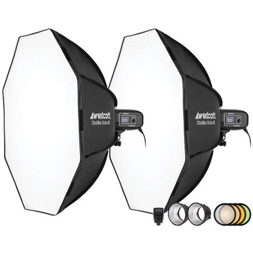 FJ400-SE 2-Light Studio Strobe Kit with FJ-X3 S Wireless Trigger for Sony Cameras