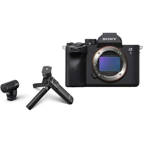 Alpha A7IV Mirrorless Body w/ Creator Accessory Kit ll (inc. GP-VPT2BT Grip & ECM-G1 Microphone)