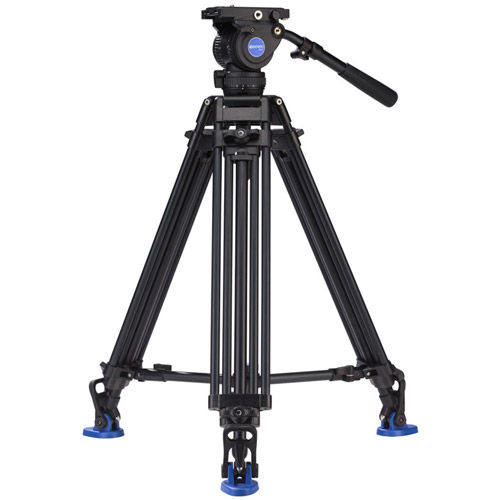 BV8 Aluminum Video Tripod Kit - Dual Legs with BV8