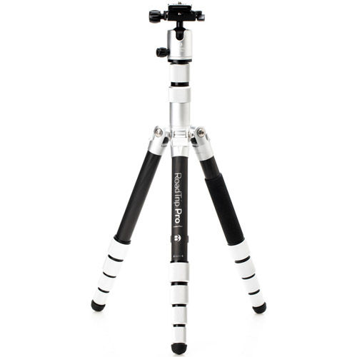 RoadTrip Pro Carbon Fiber Tripod Kit (Silver)