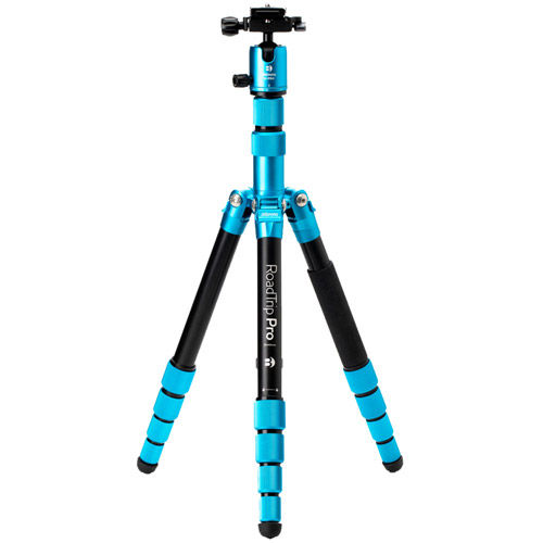 RoadTrip Pro Aluminum Tripod Kit (Pacific Blue)