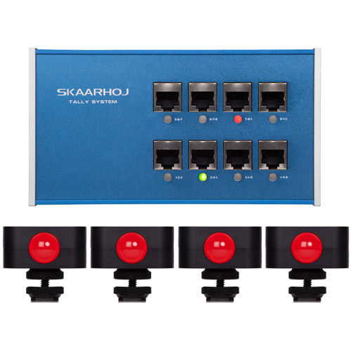 Tally Box + 4 x Tally Lights Bundle