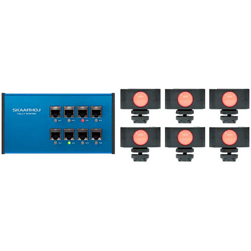 Tally Box + 6 x Tally Lights Bundle