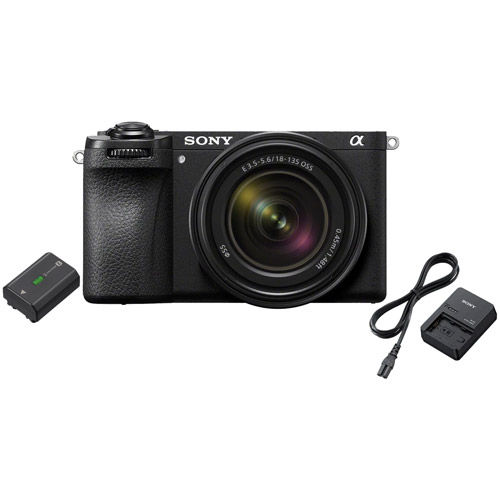 Alpha A6700 Mirrorless Kit w/ 18-135mm OSS Lens w/ NPFZ100 Battery and BC-QZ1 Battery Charger