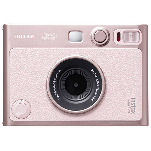 Fujifilm Instax Mini EVO Hybrid Instant Camera (Gentle Rose, USB-C
