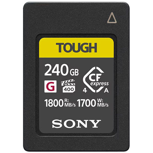 TOUGH-G 240GB CFexpress Type A Card, 1800MB/s  & & 1700MB/s write speeds