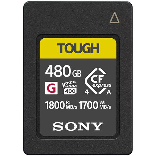 TOUGH-G 480GB CFexpress Type A Card, 1800MB/s  & & 1700MB/s write speeds