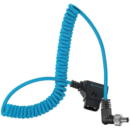 Coiled D-Tap to Locking DC 2.5mm Right-Angle Cable amaran (16 to 32" )