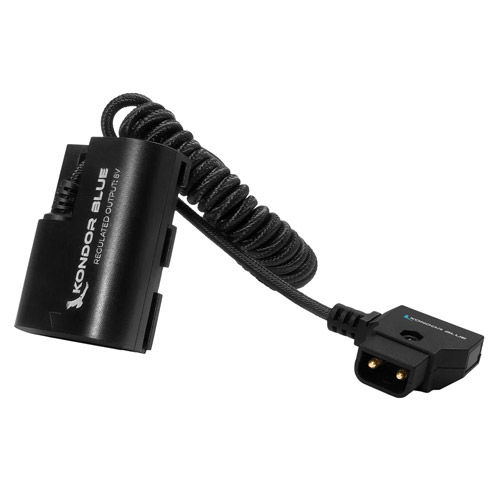 D-Tap to Canon LP-E6P Dummy Battery Cable (Raven Black, 16-36")