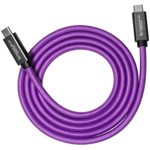 Gerald Undone USB-C 3.2 Cable (4', Purple)
