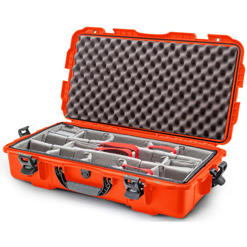 980 Case w/ Padded Divider - Orange