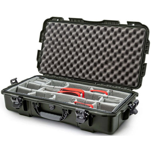 980 Case w/ Padded Divider - Olive