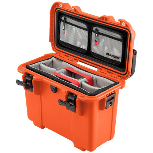 T30 Case w/ Lid Organizer and Padded Divider - Orange
