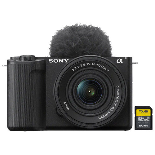 Sony Alpha ZV-E10 II Mirrorless Kit Black w/ 16-50mm OSS ll PZ