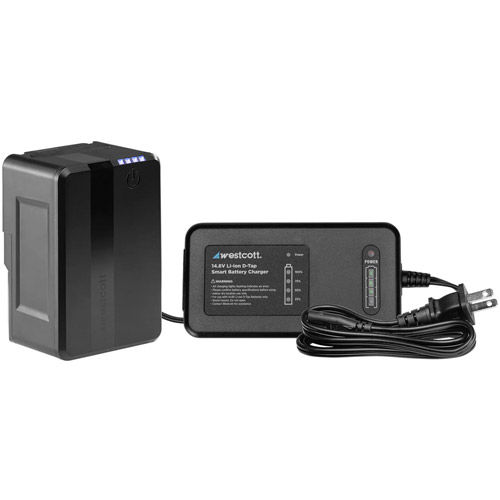 MV95 Mini V-Mount 14.8v Lithium-ion Battery (95Wh) & Charger Kit