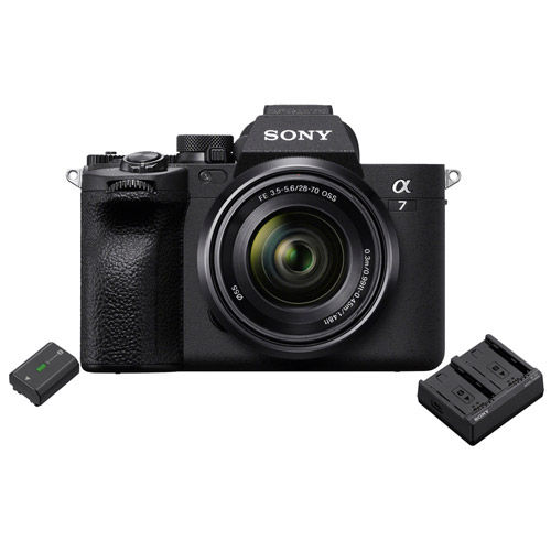 Alpha A7IV Mirrorless Kit w/FE 28-70mm f/3.5-5.6 OSS Lens w/ NPFZ100 Battery & BC-ZD1 Battery