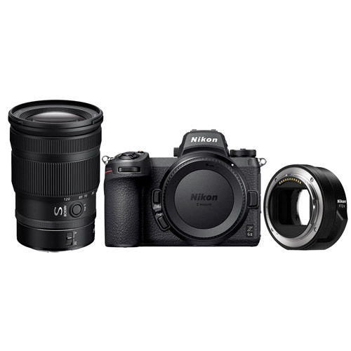 Z6lI Mirrorless Body w/NIKKOR Z 24-120mm f/4.0 S Lens and NIKKOR FTZ ll Mount Adapter
